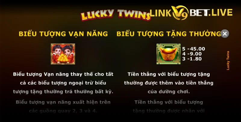 Cặp song sinh Lucky twins V9Bet